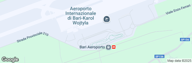 Google Maps Bari Airport, Arrival Hall Viale Enzo Ferrari, Bari, 70128, Italy